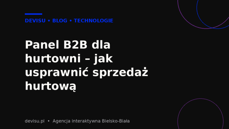 Panel B2B dla hurtowni - okladka wpisu o sprzedazy hurtowej