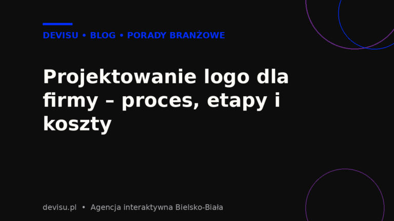 Projektowanie logo dla firmy – proces, etapy i koszty