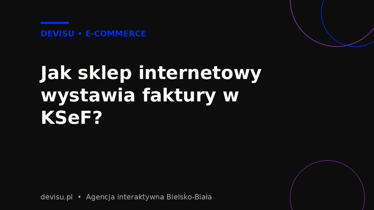 Schemat: jak KSeF w sklepie internetowym wystawia faktury – wtyczka, BaseLinker, ERP